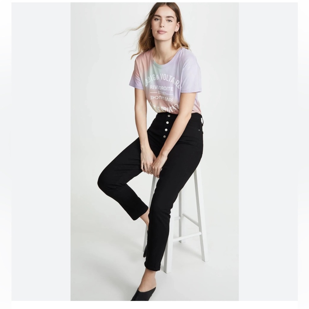 Zadig & Voltaire Marta Tie Dye T-Shirt Size Medium